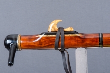 Grenadillo  Native American Flute, Minor, Low D-3, #P26B (8)